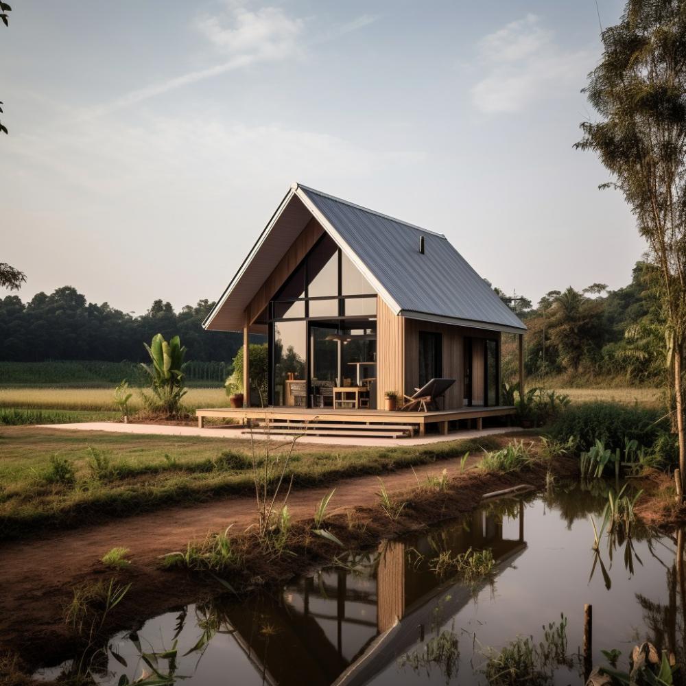 ไอเดียบ้านสวนริมน้ำมีหลายสไตล์