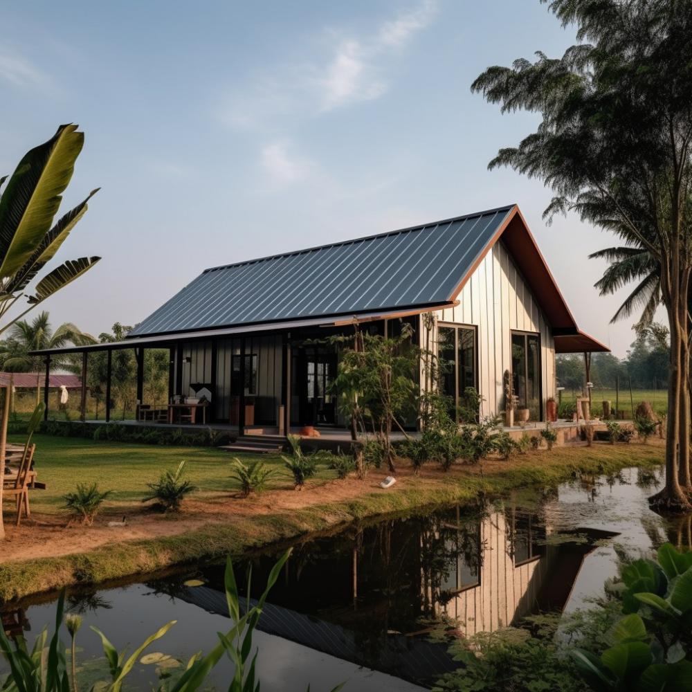 ไอเดียบ้านสวนริมน้ำมีหลายสไตล์