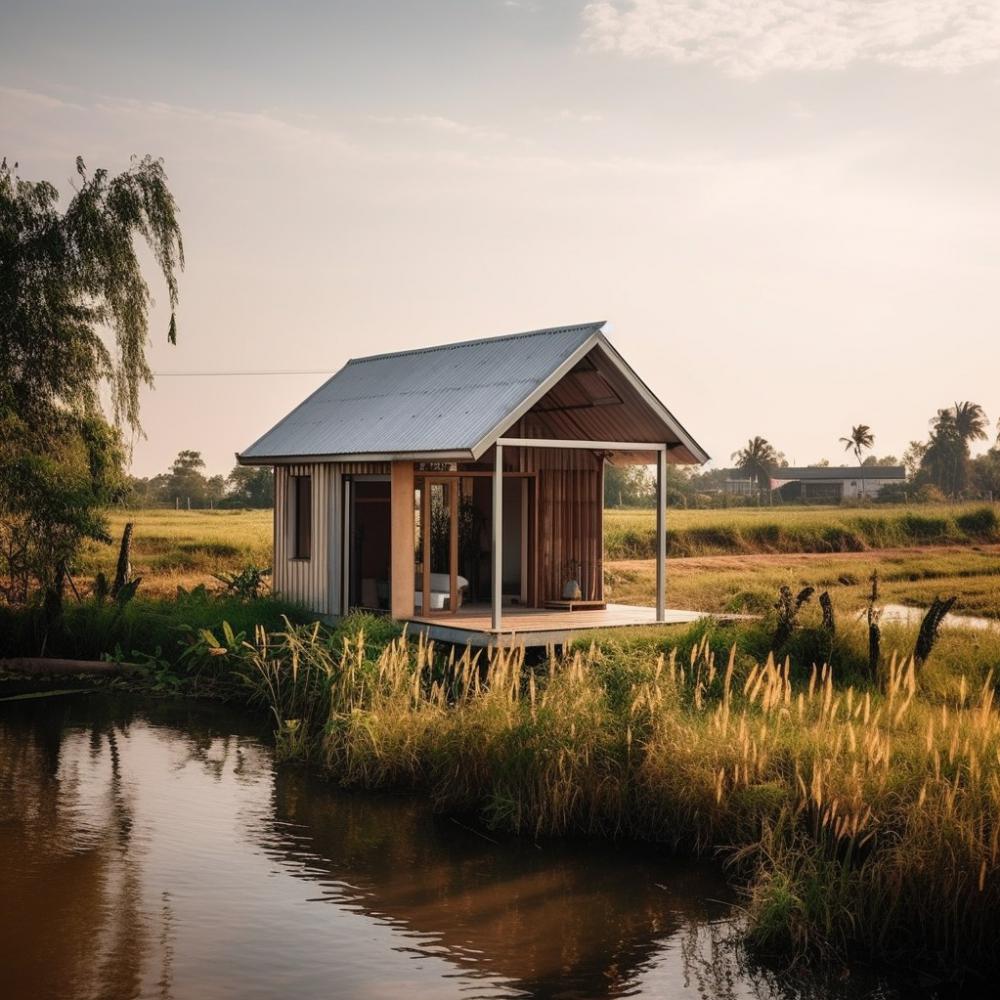 ไอเดียบ้านสวนริมน้ำมีหลายสไตล์