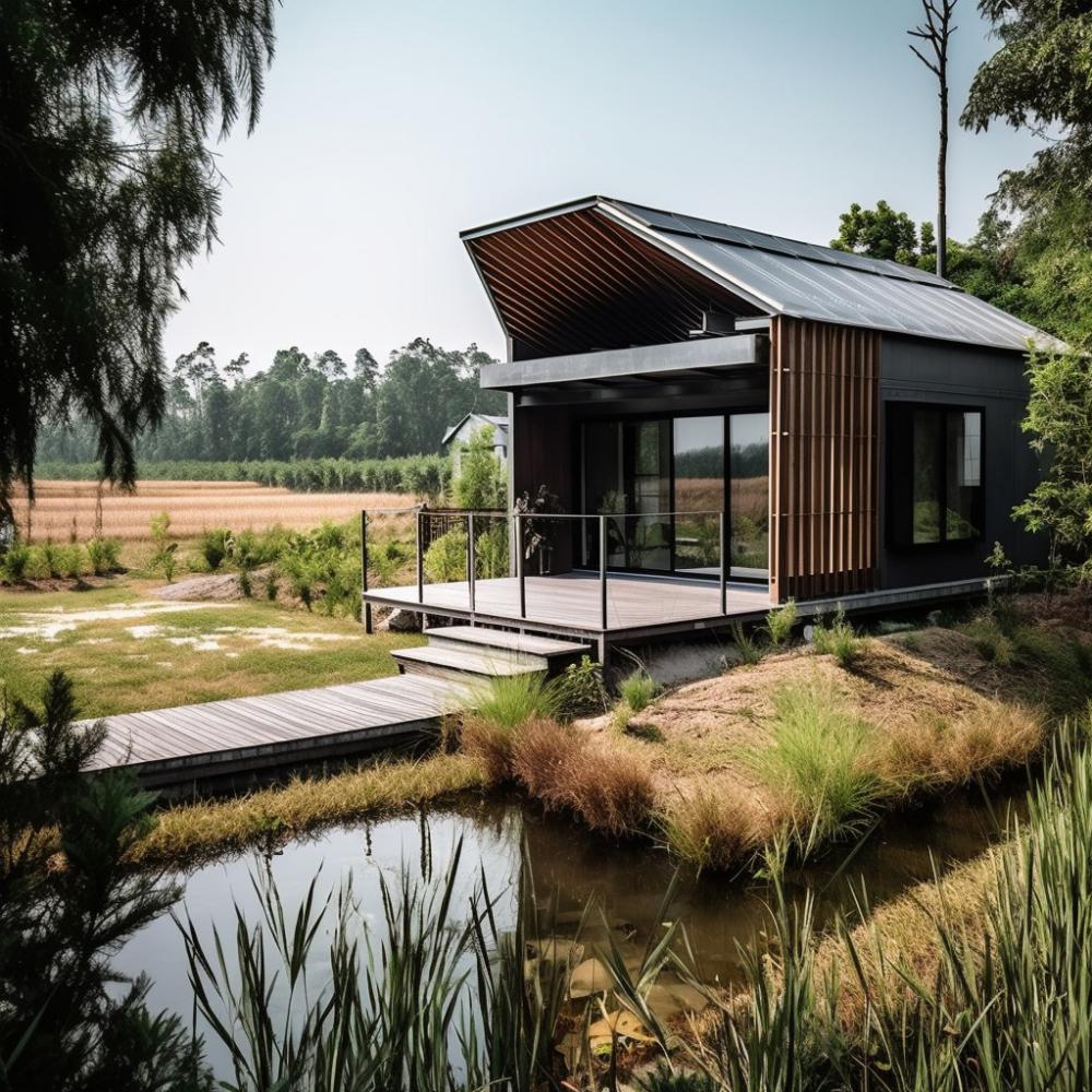 ไอเดียบ้านสวนริมน้ำมีหลายสไตล์