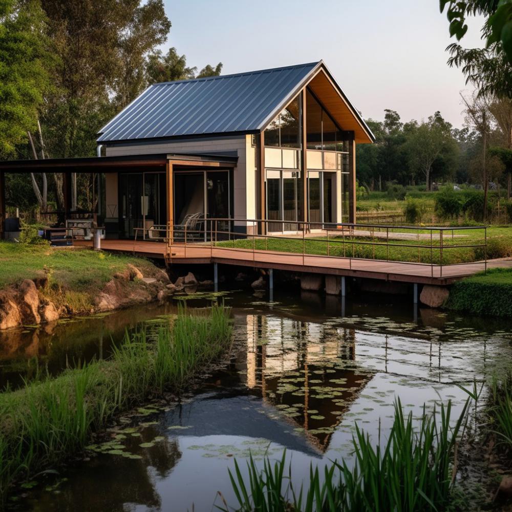 ไอเดียบ้านสวนริมน้ำมีหลายสไตล์