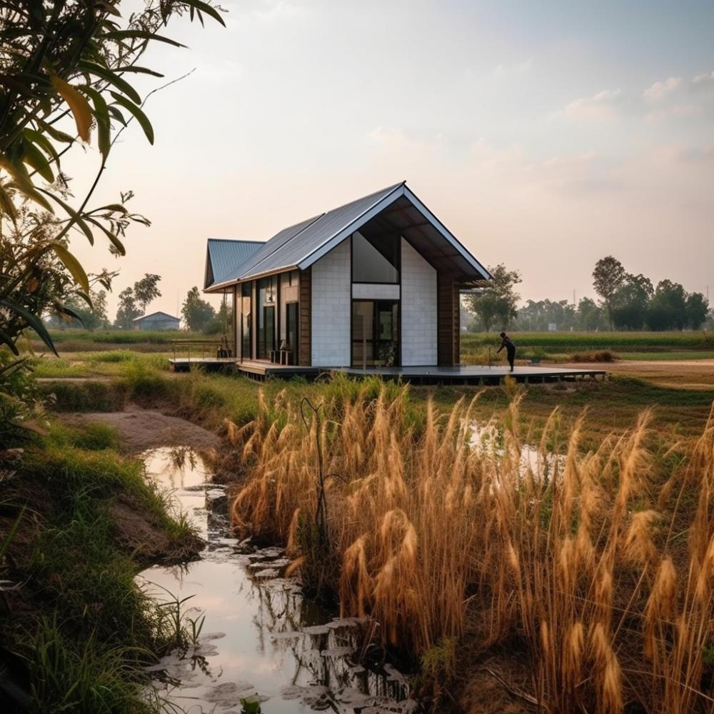 ไอเดียบ้านสวนริมน้ำมีหลายสไตล์