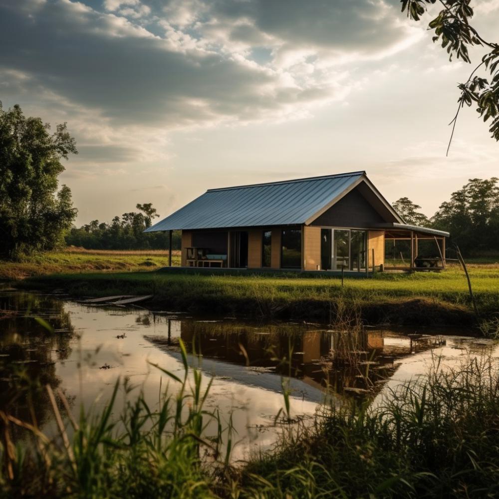 ไอเดียบ้านสวนริมน้ำมีหลายสไตล์