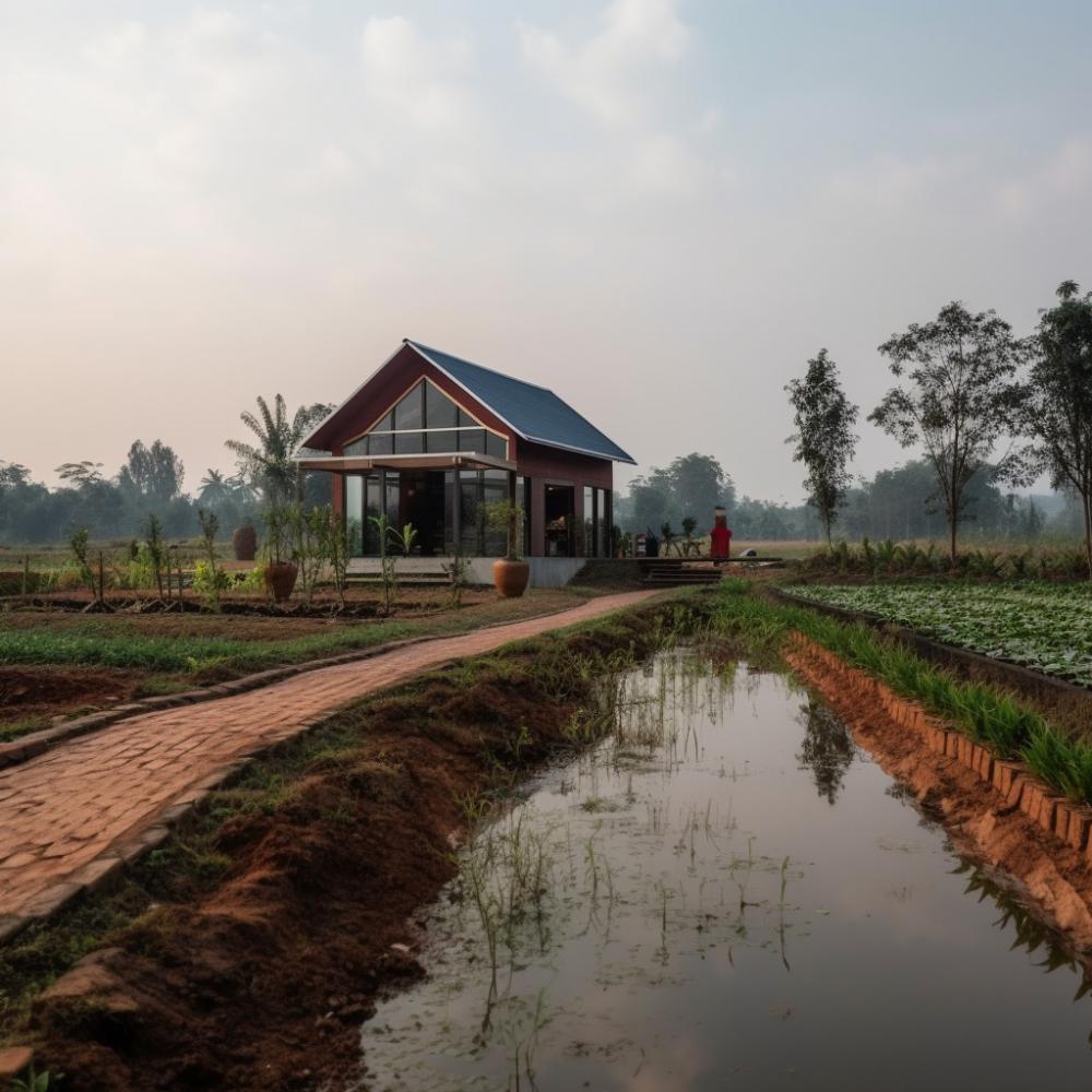 ไอเดียบ้านสวนริมน้ำมีหลายสไตล์