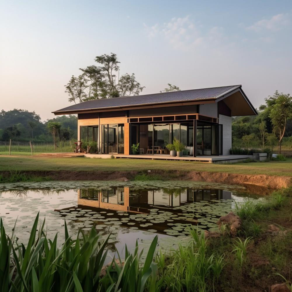 ไอเดียบ้านสวนริมน้ำมีหลายสไตล์