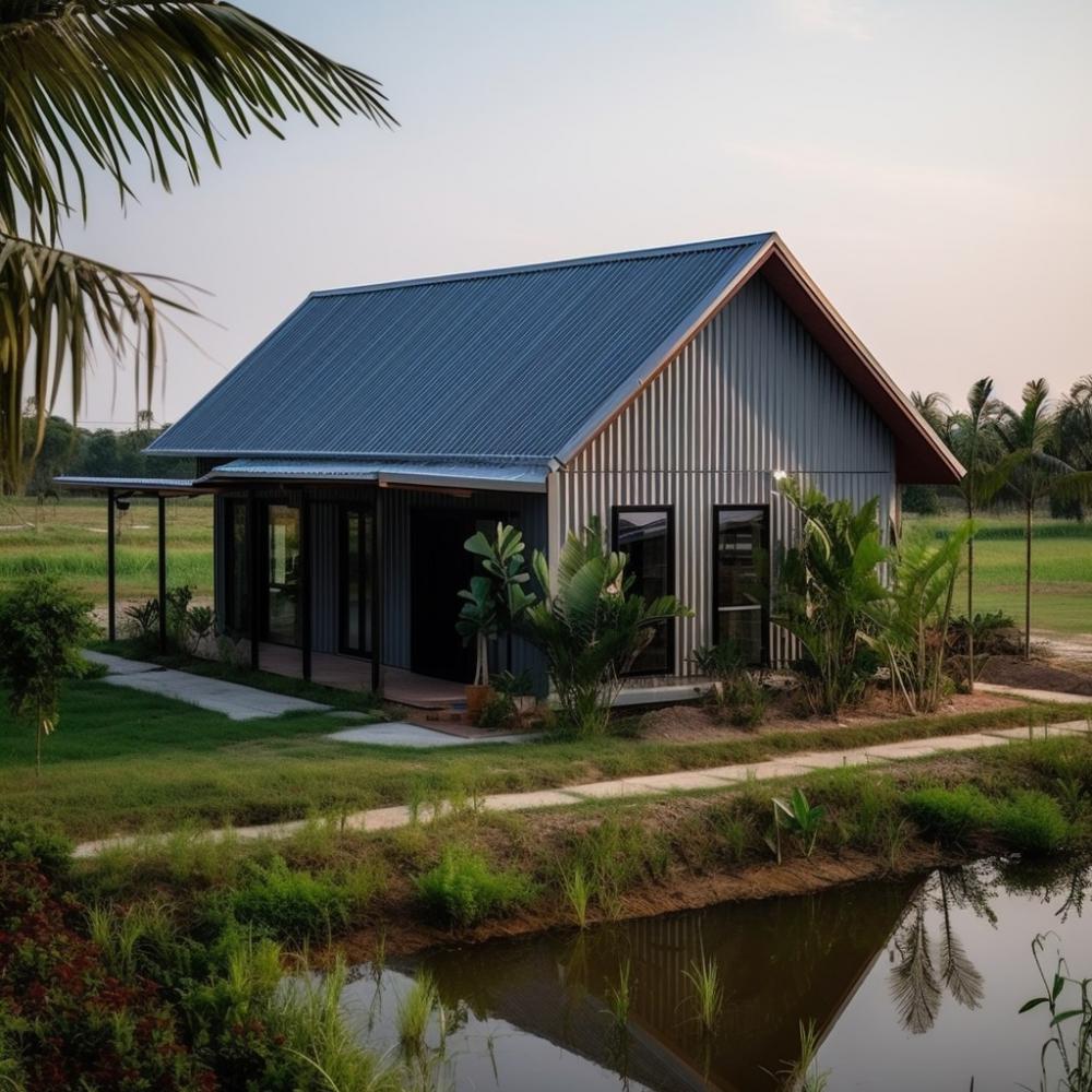 ไอเดียบ้านสวนริมน้ำมีหลายสไตล์