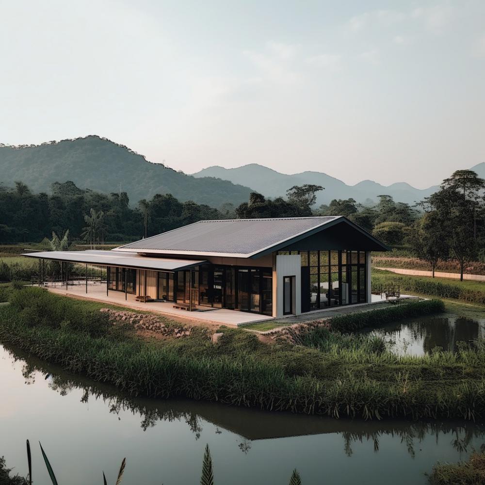 ไอเดียบ้านสวนริมน้ำมีหลายสไตล์