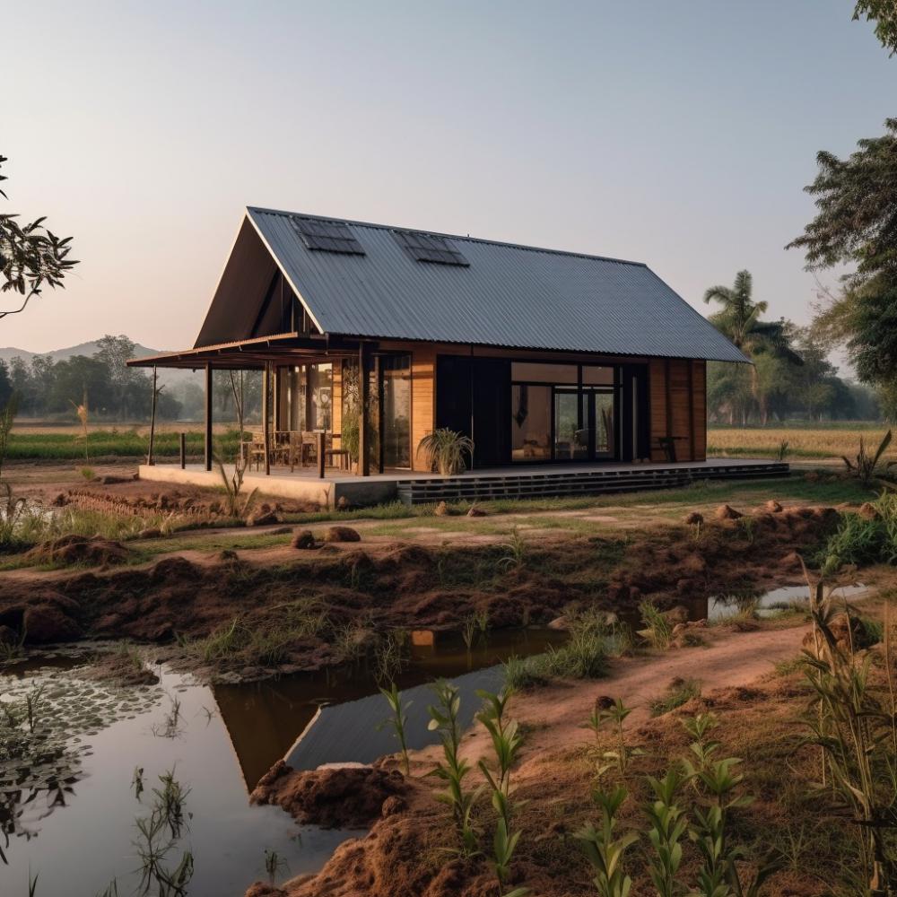 ไอเดียบ้านสวนริมน้ำมีหลายสไตล์