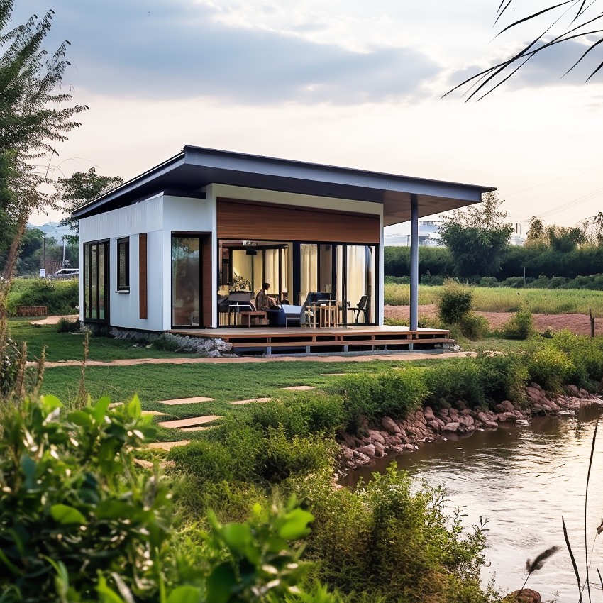 ไอเดียบ้านสวนริมน้ำมีหลายสไตล์