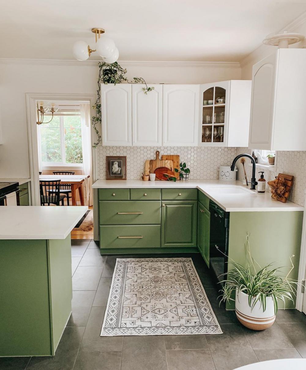 30 ไอเดียครัวสวย-ในโทนสีเขียว