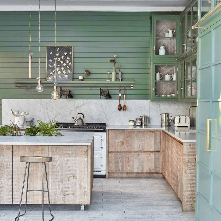 30 ไอเดียครัวสวย-ในโทนสีเขียว