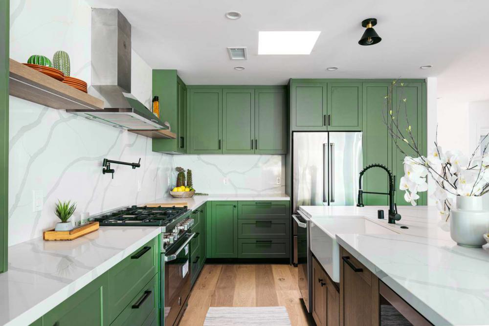 30 ไอเดียครัวสวย-ในโทนสีเขียว