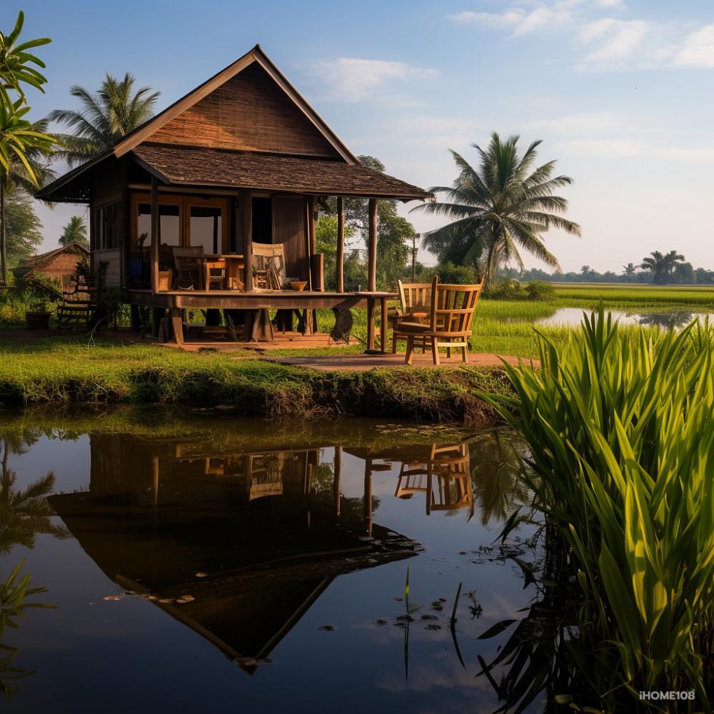 รวมไอเดียกระท่อมน้อยกลางทุ่งนา