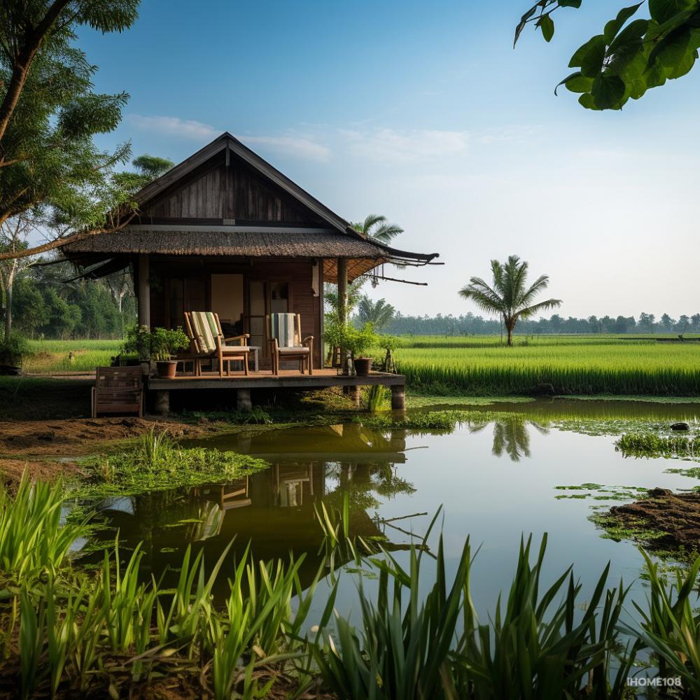 รวมไอเดียกระท่อมน้อยกลางทุ่งนา