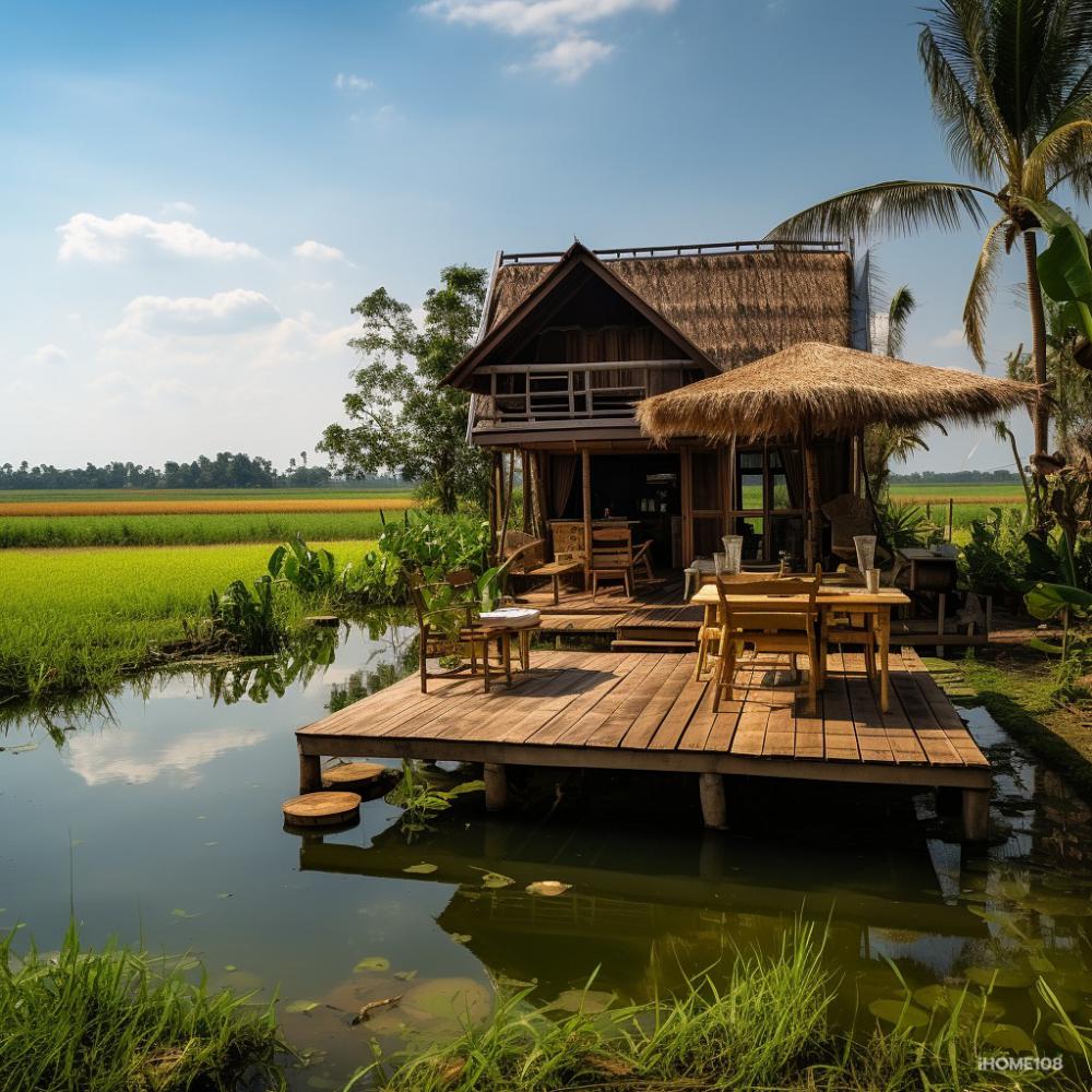 รวมไอเดียกระท่อมน้อยกลางทุ่งนา