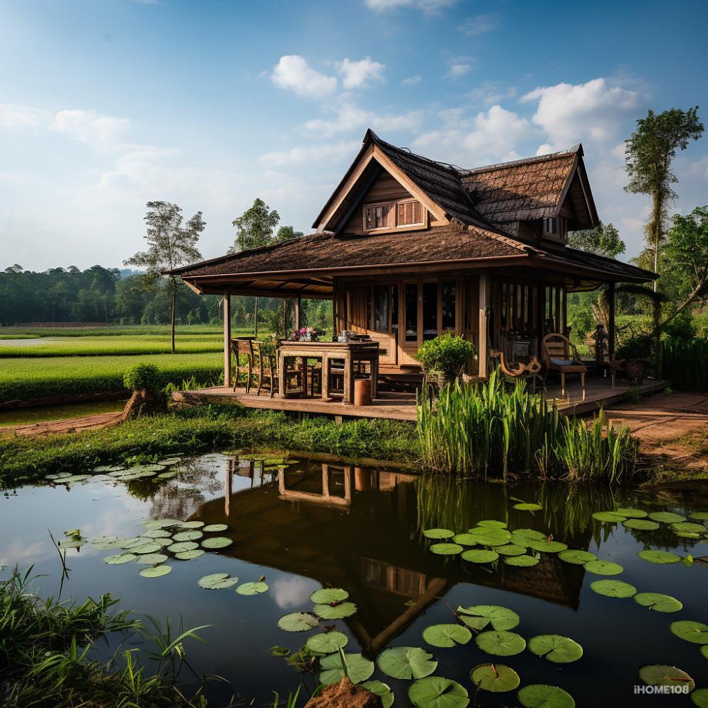 รวมไอเดียกระท่อมน้อยกลางทุ่งนา