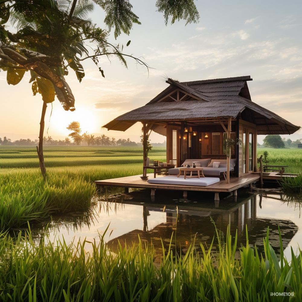 รวมไอเดียกระท่อมน้อยกลางทุ่งนา