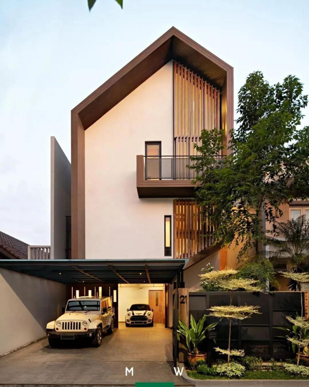 บ้านสไตล์นอร์ดิกหน้าแคบ