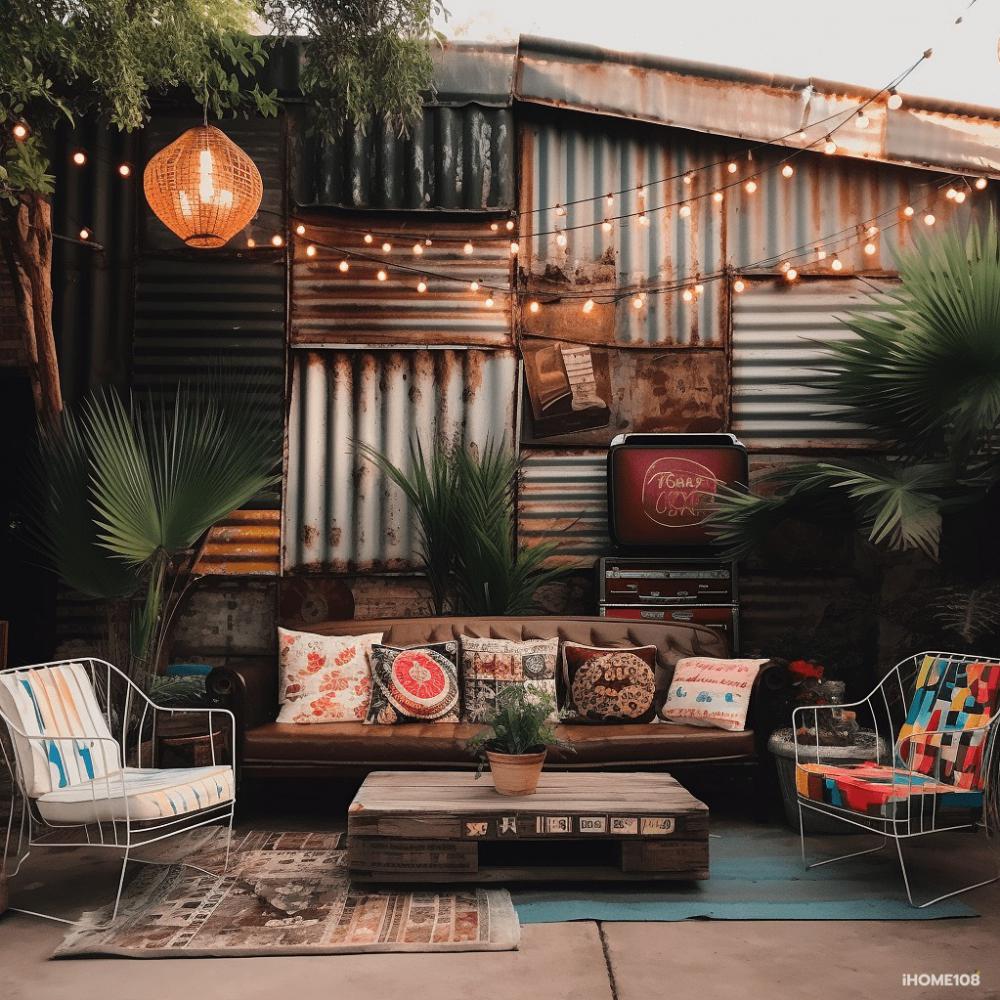 รวมไอเดียมุมนั่งเล่นที่ตกเเต่งด้วยสังกะสีสวยๆ