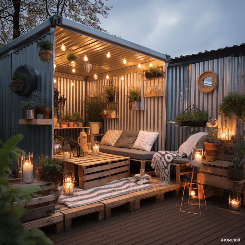 รวมไอเดียมุมนั่งเล่นที่ตกเเต่งด้วยสังกะสีสวยๆ