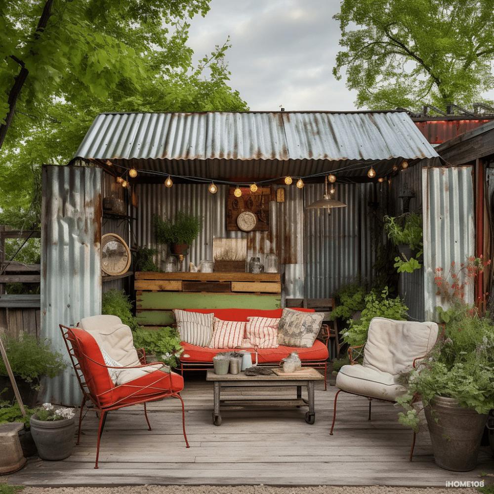 รวมไอเดียมุมนั่งเล่นที่ตกเเต่งด้วยสังกะสีสวยๆ