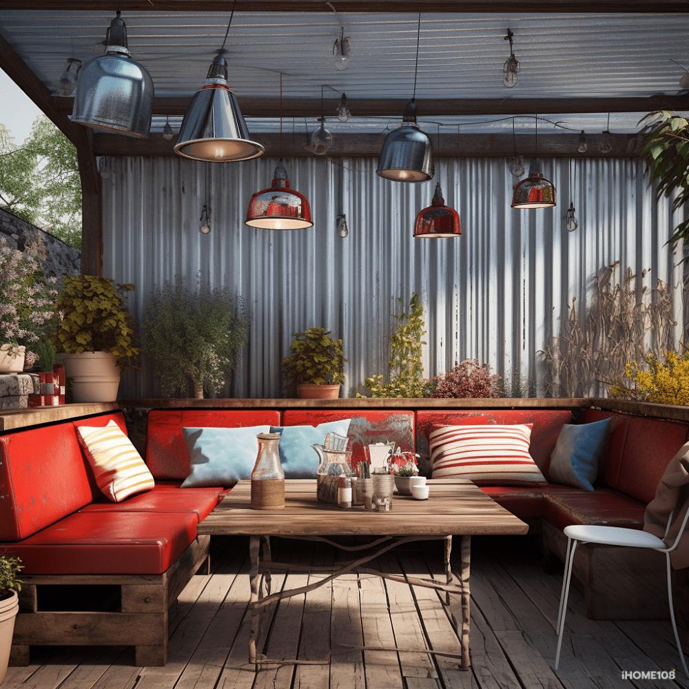 รวมไอเดียมุมนั่งเล่นที่ตกเเต่งด้วยสังกะสีสวยๆ