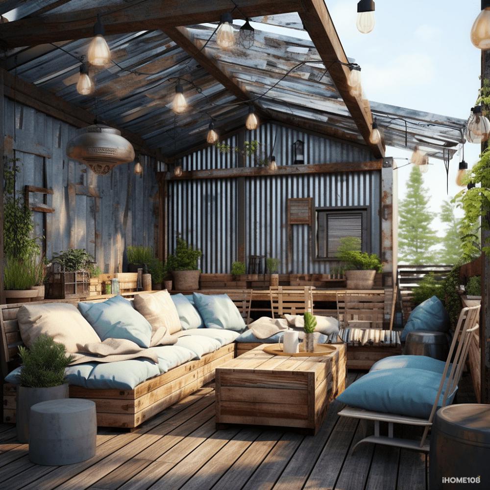 รวมไอเดียมุมนั่งเล่นที่ตกเเต่งด้วยสังกะสีสวยๆ