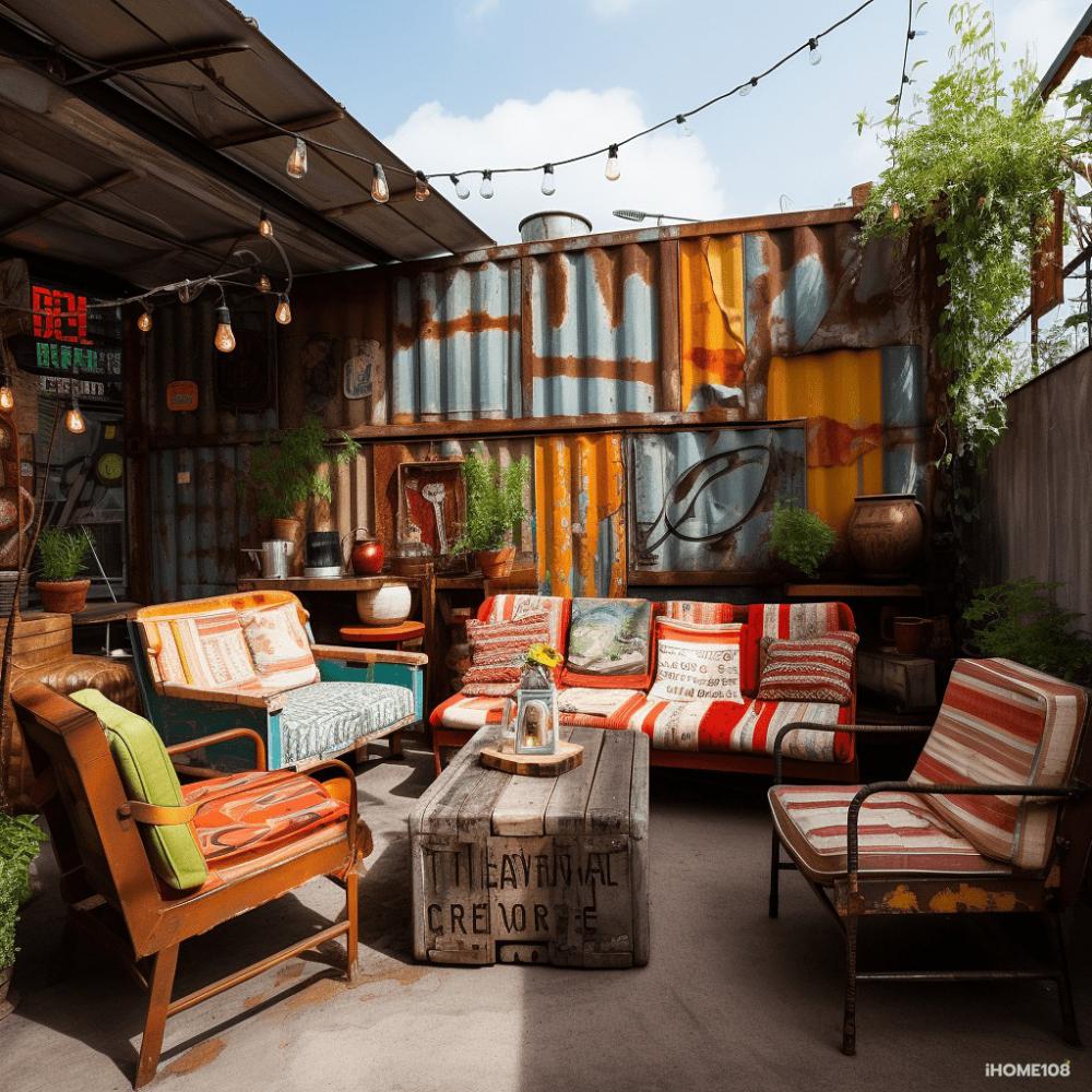 รวมไอเดียมุมนั่งเล่นที่ตกเเต่งด้วยสังกะสีสวยๆ