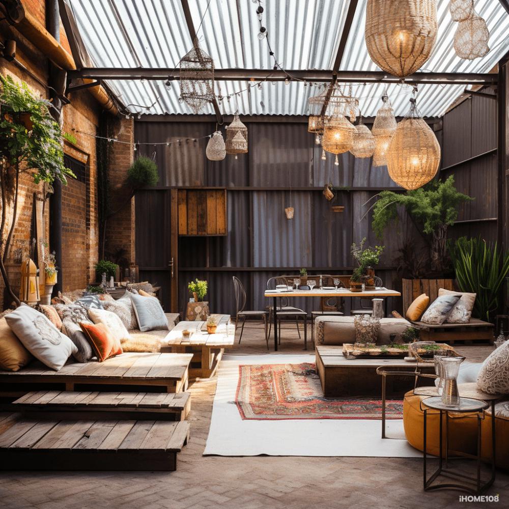 รวมไอเดียมุมนั่งเล่นที่ตกเเต่งด้วยสังกะสีสวยๆ