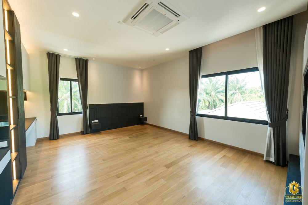 บ้านสองชั้นทรงปั้นหยา 4 ห้องนอน สวยพื้นที่กว้างขวางน่าอยู่