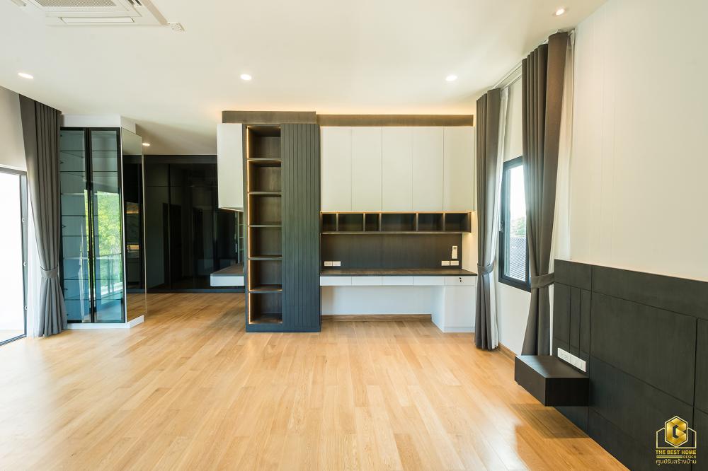 บ้านสองชั้นทรงปั้นหยา 4 ห้องนอน สวยพื้นที่กว้างขวางน่าอยู่