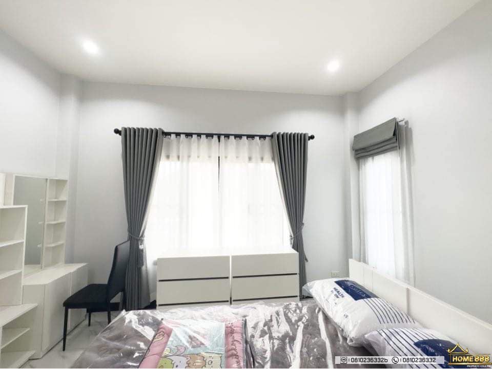 บ้านพักอาศัยชั้นเดียวสไตล์คอนเทมโพรารี่ 3 ห้องนอน 4 ห้องนอน