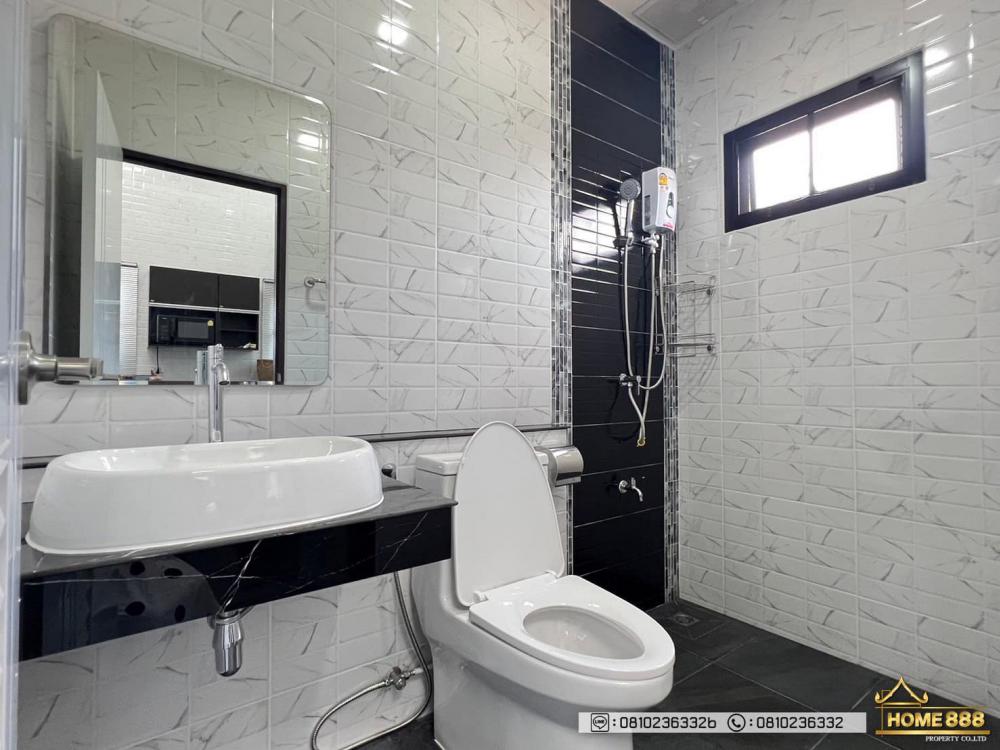 บ้านพักอาศัยชั้นเดียวสไตล์คอนเทมโพรารี่ 3 ห้องนอน 4 ห้องนอน