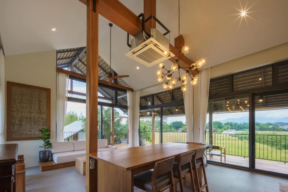 บ้านหลังเกษียณสไตล์ชิลๆ ออกแบบเหมือนร้านคาเฟ่ สวยน่าพักผ่อน 2 ห้องนอน 2 ห้องครัว