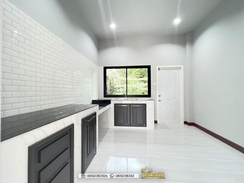 บ้านพักอาศัยชั้นเดียวสไตล์คอนเทมเพรารี่ 3 ห้องนอน 3 ห้องน้ำ