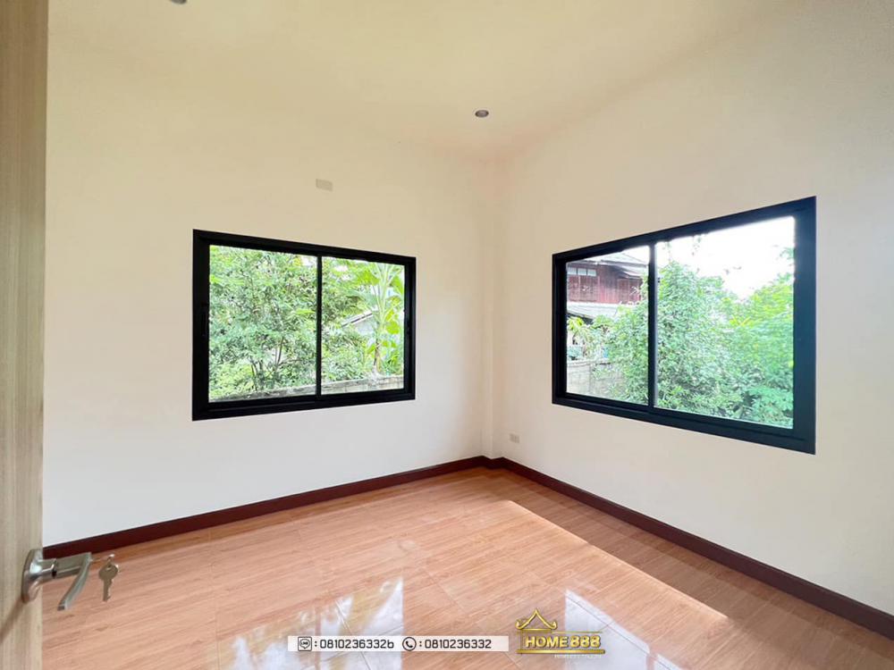 บ้านพักอาศัยชั้นเดียวสไตล์คอนเทมเพรารี่ 3 ห้องนอน 3 ห้องน้ำ