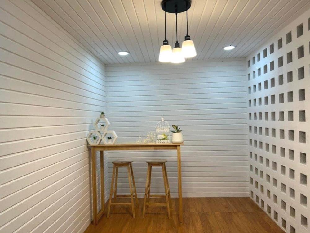 บ้านหลังเล็กสไตล์มินิมอล 1 ห้องนอน พื้นที่ 48 ตร.ม. งบก่อนสร้าง 2.5 แสนบาท