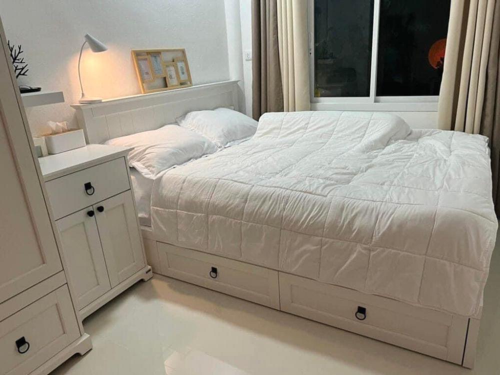 บ้านหลังเล็กสไตล์มินิมอล 1 ห้องนอน พื้นที่ 48 ตร.ม. งบก่อนสร้าง 2.5 แสนบาท