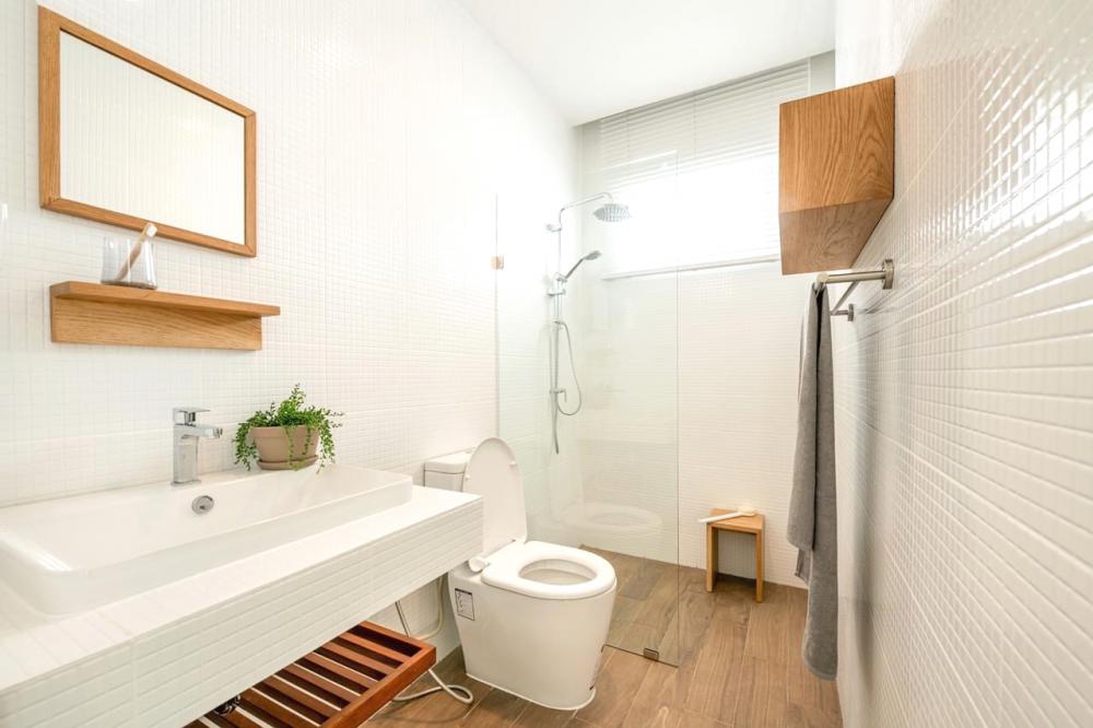 บ้านชั้นเดียวสไตล์มินิมอล อบอุ่นน่ารัก 2 ห้องนอน