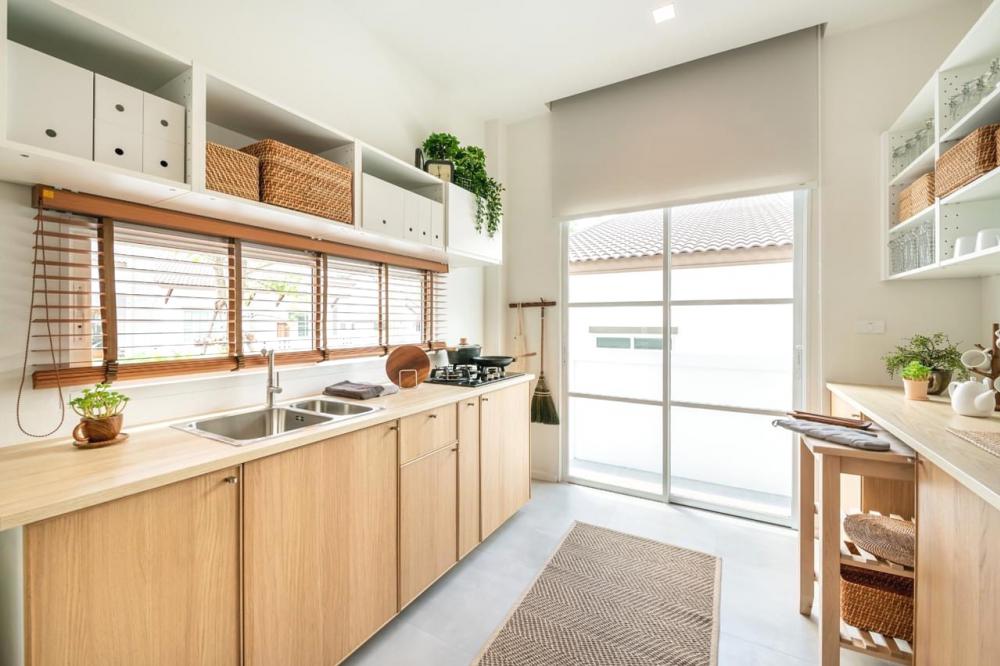 บ้านชั้นเดียวสไตล์มินิมอล อบอุ่นน่ารัก 2 ห้องนอน