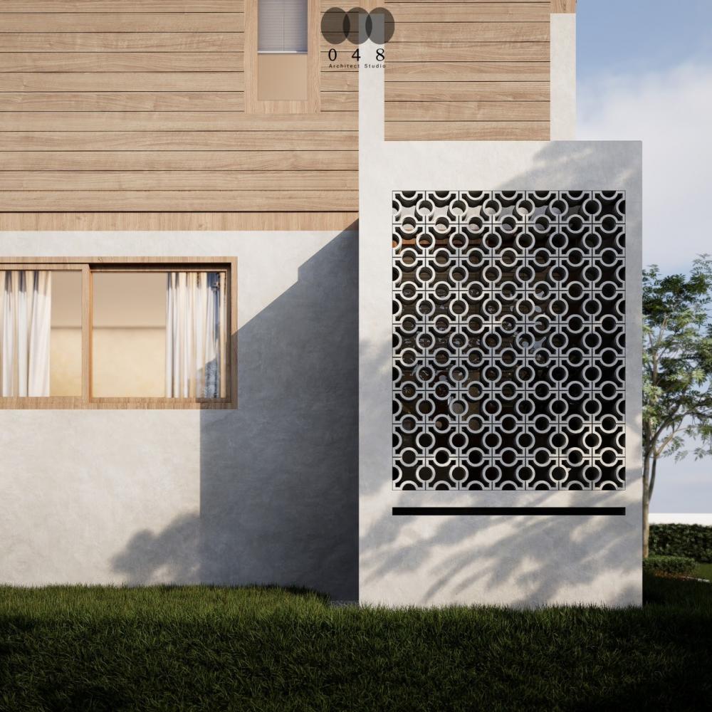 แบบบ้านสองชั้น สไตล์ Thai-Contemporary งบ 1.3 ล้าน