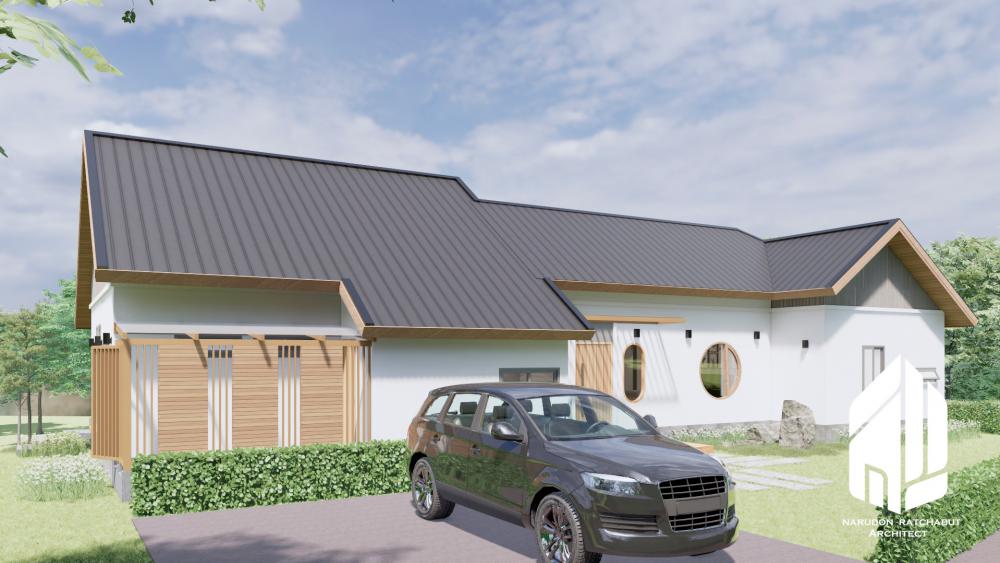 บ้านพักบนเนินเขาสไตล์ minimal  home กลิ่นอายญี่ปุ่น