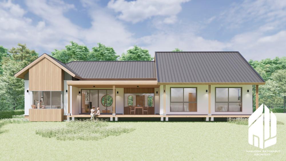 บ้านพักบนเนินเขาสไตล์ minimal  home กลิ่นอายญี่ปุ่น