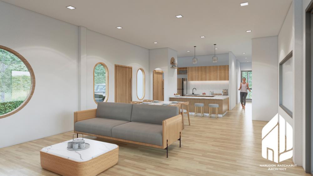 บ้านพักบนเนินเขาสไตล์ minimal  home กลิ่นอายญี่ปุ่น