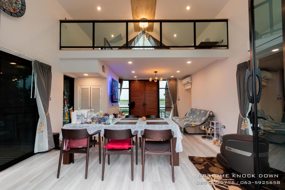 TBB24 บ้านพักตากอากาศน็อคดาวน์โครงเหล็ก รูปทรงนอร์ดิก