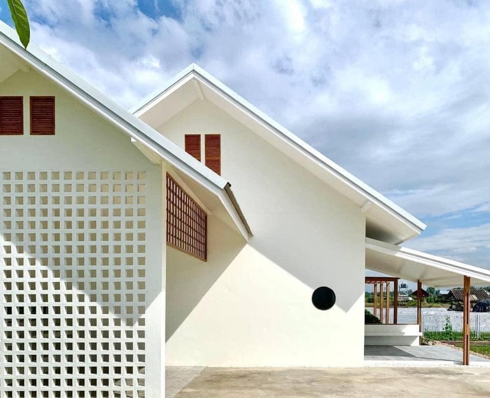 ไอเดียบ้านสวนมินิมอล ท่ามกลางทุ่ง