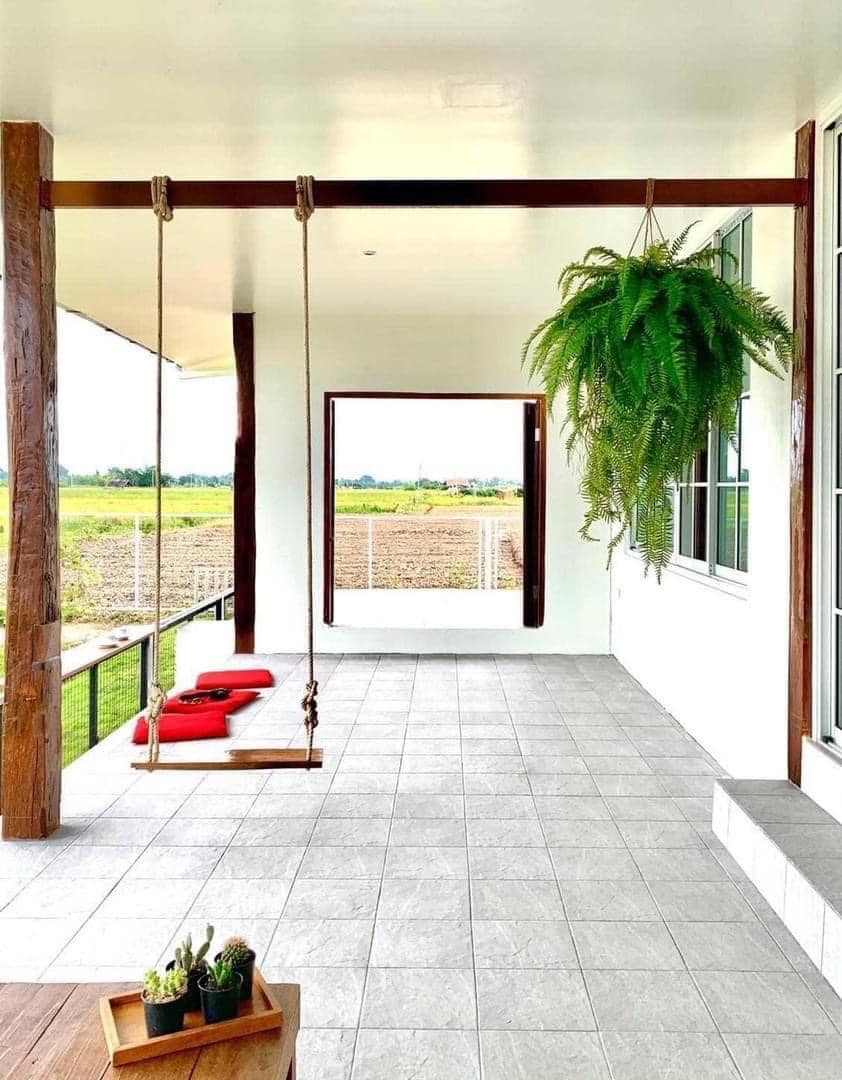 ไอเดียบ้านสวนมินิมอล ท่ามกลางทุ่ง