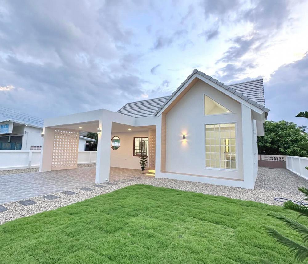 แบบบ้านนอร์ดิกมินิมอลโทนขาว รูปที่ 4