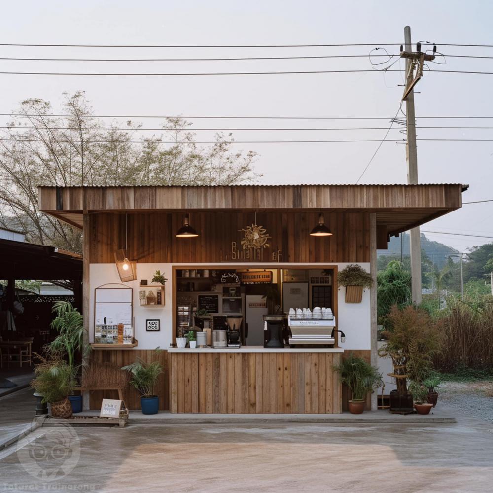 แนวทางร้านกาแฟแบบเล็ก ๆ หรือแบบใช้บ้านมาดัดแปลงทำร้าน รูปที่ 13