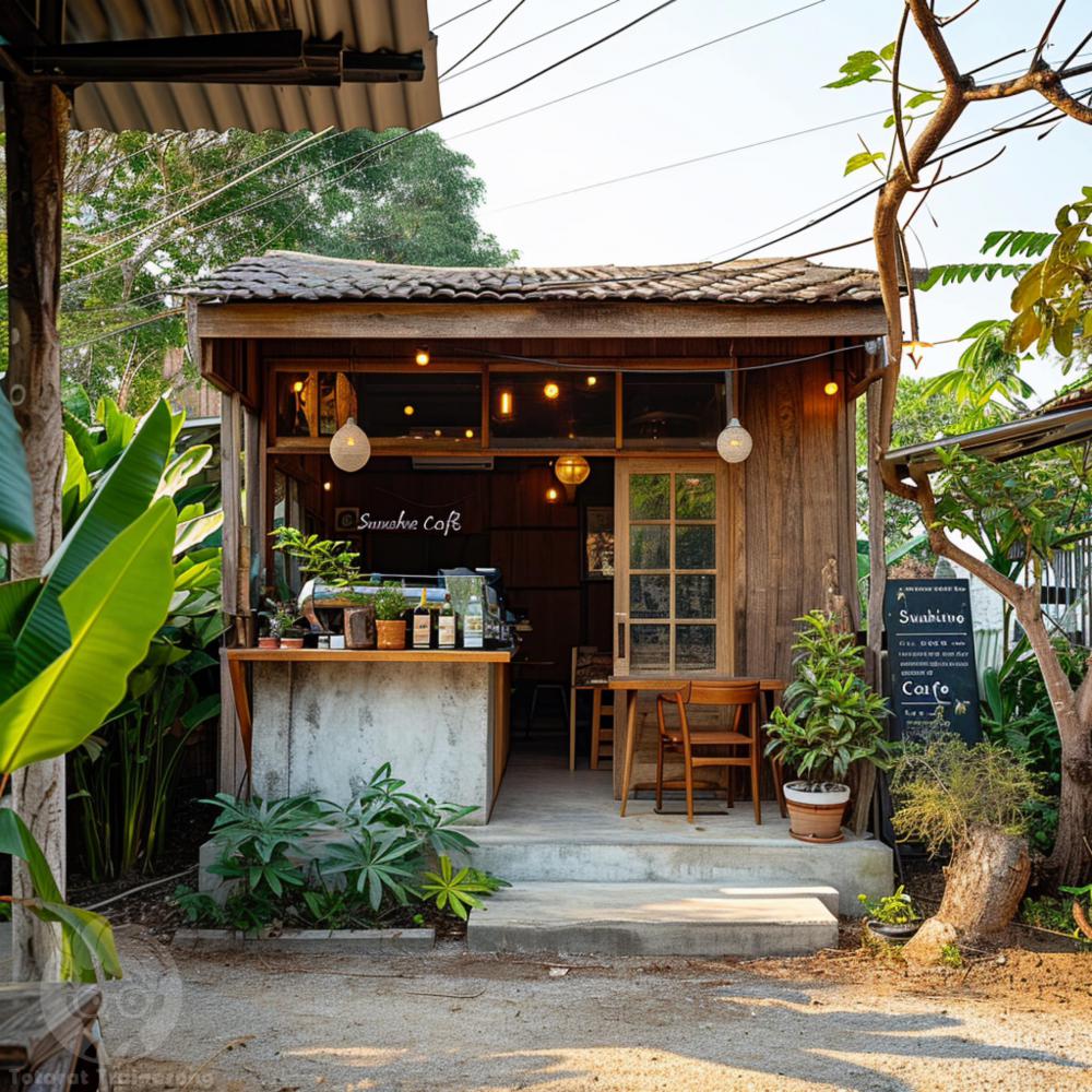 แนวทางร้านกาแฟแบบเล็ก ๆ หรือแบบใช้บ้านมาดัดแปลงทำร้าน รูปที่ 14